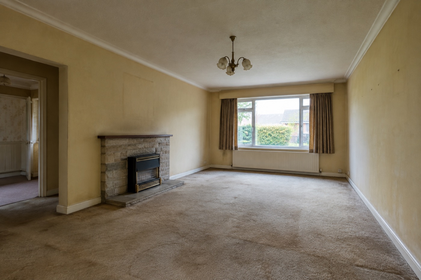 Dated living room (before)
